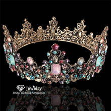 Cc tiara coroa feminina faixa de cabelo acessórios de cabelo ornamentos para casamento joias da moda para concurso chapéu cristal vintage yq09 2024 - compre barato