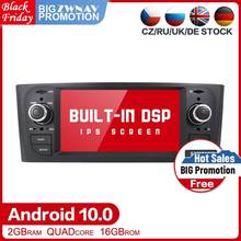 DSP Android 10.0 Car DVD multimedia Stereo For Fiat Grande Punto Linea 2007 2008 2009 2010 2011 2012 BT radio GPS Navi Head unit 2024 - buy cheap