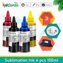 Tinta de sublimación de inyección de tinta Universal, 4 colores x 100ML, de mesa para impresora Epson, prensa de calor usada, 100ML 2024 - compra barato