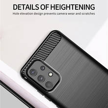 Funda de fibra de carbono para Samsung Galaxy A32, carcasa suave a prueba de golpes, TPU, 6,4 pulgadas 2024 - compra barato