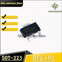 Transistor NPN de banda ancha de alta frecuencia, materiales finos de calidad de 20 piezas, BFG591 SOT-100, 7GHz, 100%-223 Uds. 2024 - compra barato