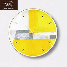 JADUOMA-Reloj de pared nórdico silencioso 3D, reloj de pared de cuarzo de gran tamaño, movimiento silencioso, diseño moderno, decoración del hogar, 12 pulgadas/14 pulgadas 2024 - compra barato