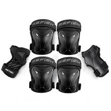Roller Skating Protector Elbow Knee Pads 6pcs/Set for Kids Adults Riding Skateboard Ice Sports Wrist Guard Protective Gear 2024 - buy cheap