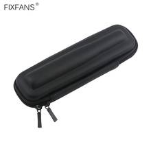 FIXFANS-funda pequeña vacía de cuero con cremallera para cigarrillo electrónico, bolsa de transporte, almacenamiento, 165x50mm 2024 - compra barato