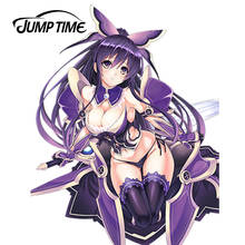 JumpTime-pegatina de Anime para ventana de coche, accesorios impermeables para parachoques de 13cm x 10cm, 3D, chica Sexy, Yatogami Tohka 2024 - compra barato