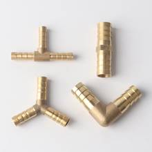 5pcs 4/5/6/8/10/16 Copper Pagoda 2 3 4 way Brass Connector Pipe Fitting Hose Barb Connector Joint Tube Coupler Adapter Coupling 2024 - buy cheap