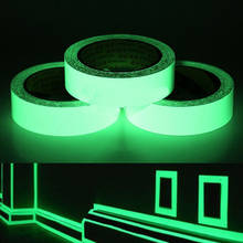 Cinta adhesiva fluorescente de advertencia para decoración del hogar, cinta luminosa de noche que brilla en la oscuridad, 10mm x 3m 2024 - compra barato