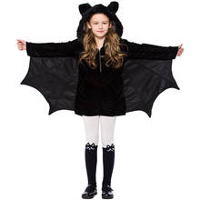 Fantasia infantil de vampiro umorden, traje curto de halloween para meninos e meninas 2024 - compre barato