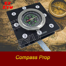 EXZYU magic compass prop real life escape room game for Takagism get hidden clues by compass to run out chamber room 2024 - buy cheap