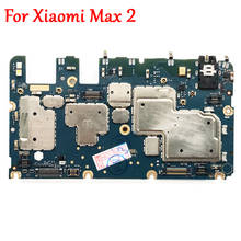 Placa base para Xiaomi Mi Max 2 Max2, placa base de circuito lógico Original, Firmware Global, desbloqueo completo, probado 2024 - compra barato