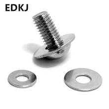 50/100 pcs M4 / M5 / M6 / M8 aluminum profile Stainless Steel Flat Washer Plain aluminum profile special flat washer 2024 - buy cheap