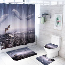 Conjunto de tapetes para banheiro, conjunto de cobertura antiderrapante, para banheiro, sala de banho 2024 - compre barato
