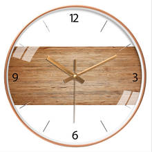 New Design Wall Clock Simple Modern Design Wooden Clocks for Bedroom Wood Wall Watch Home Decor Silent 2024 - buy cheap