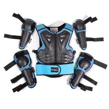 Kids Motorcycle Full Body Armor Protective Gear Chest Back Elbow Knee Protection Pads for Motocross Racing Skiing Skating 2024 - buy cheap