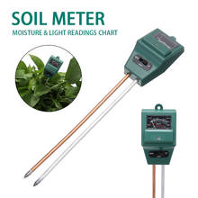 Medidor digital 3 em 1, com monitor de umidade do solo, temperatura, luz solar, jardinagem, plantas e agricultura 2024 - compre barato