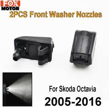 Front Windscreen Windshield Washer Jet Nozzles Set For Skoda Octavia 1Z 5E A5 A7 2005 2006 2007 2008 2009 2010 2011 2012 2013 2024 - buy cheap