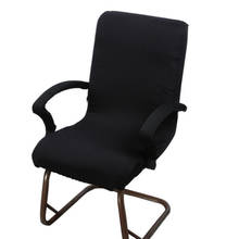 New Elasticity Computer Office Chair Cover Spandex Stretch Seat Cover for Computer Chair Armchair Cover No Armrest Cover 2024 - buy cheap