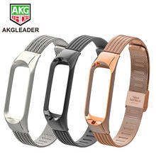 Mi Band 3 4 5 6 Wrist Strap Metal Screwless Steel For Xiaomi Mi Band 2 Bracelet Miband 3Wristbands Pulseira Miband 4 Wrist Strap 2024 - buy cheap