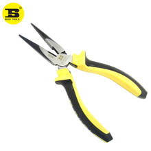 Free Shipping BOSI 6-Inch Electrician Long Nose Side Cutting Plier 2024 - buy cheap