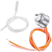 Hot 2 Pcs WR55X10025 Refrigerator Temperature Sensor Replace 914093, WR50X10068 Defrost Thermostat for GE Refrigerators 2024 - buy cheap