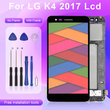 Catteny 5,0 pulgadas pantalla X230 Lcd para LG K4 2017 LCD X230DSF M160 pantalla con Panel táctil digitalizador montaje con marco 2024 - compra barato