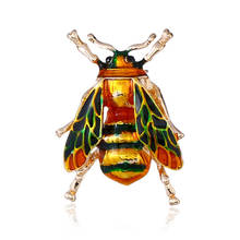 Summer Women 's Clothing Ornament Cicadas Brooch Exquisitely Lovely Animal Oil Drop Corsage 2024 - buy cheap