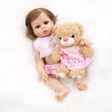 Silicone Reborn Babies Full Body Toys Girls Realistic Newborn Princess Babies Doll Birthday Gift Kids Playmate Brinquedos Boneca 2024 - buy cheap