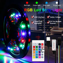 Fita de led colorida à prova d'água, fita flexível de led com usb, 5v 2024 - compre barato
