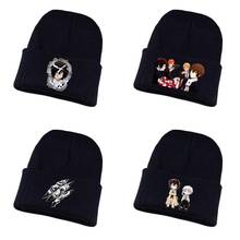 Winter warm hat anime Bungou Stray Dogs Knitted hat hat Unisex Print Cotton hat teenagers winter Knitted Cap Beanies Cap 2024 - buy cheap