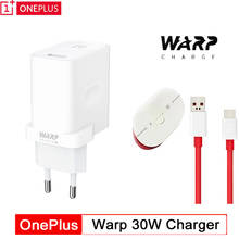 OnePlus-Adaptador de corriente de carga urdimbre, Cable de carga rápida de 30W para OnePlus 7T Pro, UE, EE. UU., 5V 6a, Original 2024 - compra barato