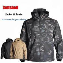 Tactical Camouflage Jacket Softshell Sharkshell TAD Jacket Or Pants Outdoor Clothing Waterproof Hiking Jacket Men Windbreaker 2024 - buy cheap