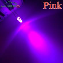 1000pcs Pink F3 3mm Round Super Bright Light water clear Bulb Led Light emitting diodes Lamp 2000MCD Led DIode 2024 - buy cheap
