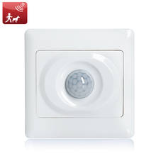 Etouch-interruptor de luz ambiente ajustável, original, atraso na parede, sensor de movimento pir, 110v, 220v 2024 - compre barato