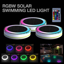 Solar LED Float Light Underwater Lamp RGB Colorful For Outdoor Swimming Pool Aquarium Garden Fishing Night Light IP68 Waterproof 2024 - buy cheap
