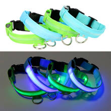 NICEYARD Dog Flashing Leash Night Safety Blue Green Nylon Dog Flashing Leash LED Pet Dog Collar Glow In The Dark Pet Supplies 2024 - buy cheap