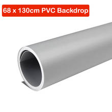 Fondo de Material de PVC gris antiarrugas para estudio fotográfico, equipo de fondo para fotografía, 68x130cm 2024 - compra barato