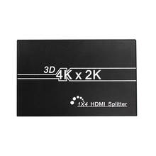 Adaptador triplicador hdmi 1x4 com tela dupla, 4k, 1080p, para hdtv, dvd, ps3 e xbox 2024 - compre barato