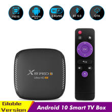 Dispositivo de TV inteligente X88 PRO S H616, decodificador con Android 10,0, 6K, Bluetooth 5,0, 2,4G, 5G, WIFI Dual, reproductor multimedia, Android 10 2024 - compra barato
