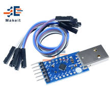 Convertidor Serial de módulo USB 2,0 a TTL UART de 6 pines, CP2104 STC PRGMR que CP2102 con Cables Dupont gratuitos 2024 - compra barato