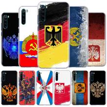 russia Flag coat of arms Phone Case for Xiaomi Redmi Note 9 Pro 9S 6 7 8 Pro 8T 6 6A 7A 8A 9A 9C K20 K30 Pro Hard Case Coque 2024 - buy cheap