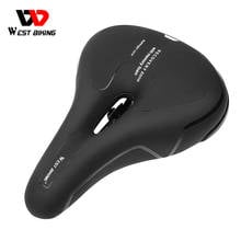 WEST BIKING Bike Saddle Cushion Thicken Wide MTB Bicycle Seat Pad Asiento Bicicleta Elastic Memory Sponge Cushion For Cycling 2024 - buy cheap