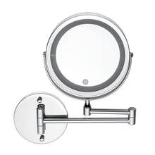 Led 10X Magnifying Makeup Shaving Vanity Mirror Bathroom Wall Mount 360° 2024 - buy cheap