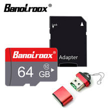 Banoltoux-mini cartão de memória classe 10, 128gb, 64gb, micro sd, flash drive, 32gb, 16gb, com adaptador, leitor de cartão 2024 - compre barato