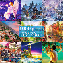 jigsaw puzzle 50*70 cm puzzle 1000 pieces Assembling picture Landscape puzzles toys puzzle game 1000 piece puzzles for adults 2024 - buy cheap