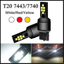 T20 7440 W21W 7443 W21/5W 3030 Chips Super Bright 12SMD Car Reserve Lamps Tail Lamp Fog Bulb Turn Signal Auto Brake Light Bulb 2024 - buy cheap