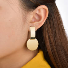 New Fashion Earrings Simple Style Creative Strip Metal Earring Earrings Friends Gifts 2024 - buy cheap