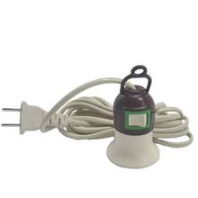 Interruptor de enchufe con Cable de alimentación, soporte de lámpara, rosca E27, 2 uds. 2024 - compra barato