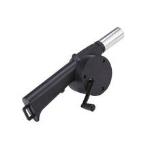 24.5*8cm Outdoor Cooking BBQ Fan Air Blower For Barbecue Fire Bellows Hand Crank Tool Picnic Camping BBQ Barbecue Tool 2024 - buy cheap