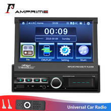 Amprime um din rádio do carro 7 "universal autoradio bluetooth multimídia mp5 player de vídeo tela toque AUX-IN fm/usb áudio estéreo 2024 - compre barato
