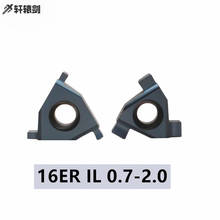 Herramienta de carburo de tungsteno 16ER IL, insertos de tornos de ranura poco profunda, 0,7, 0,8, 0,9, 1,0, 1,1, 1,2, 1,3, 1,4, 1,5, 1,6, 1,7, 1,8, 1, 9, 2,0, 16IR 2024 - compra barato